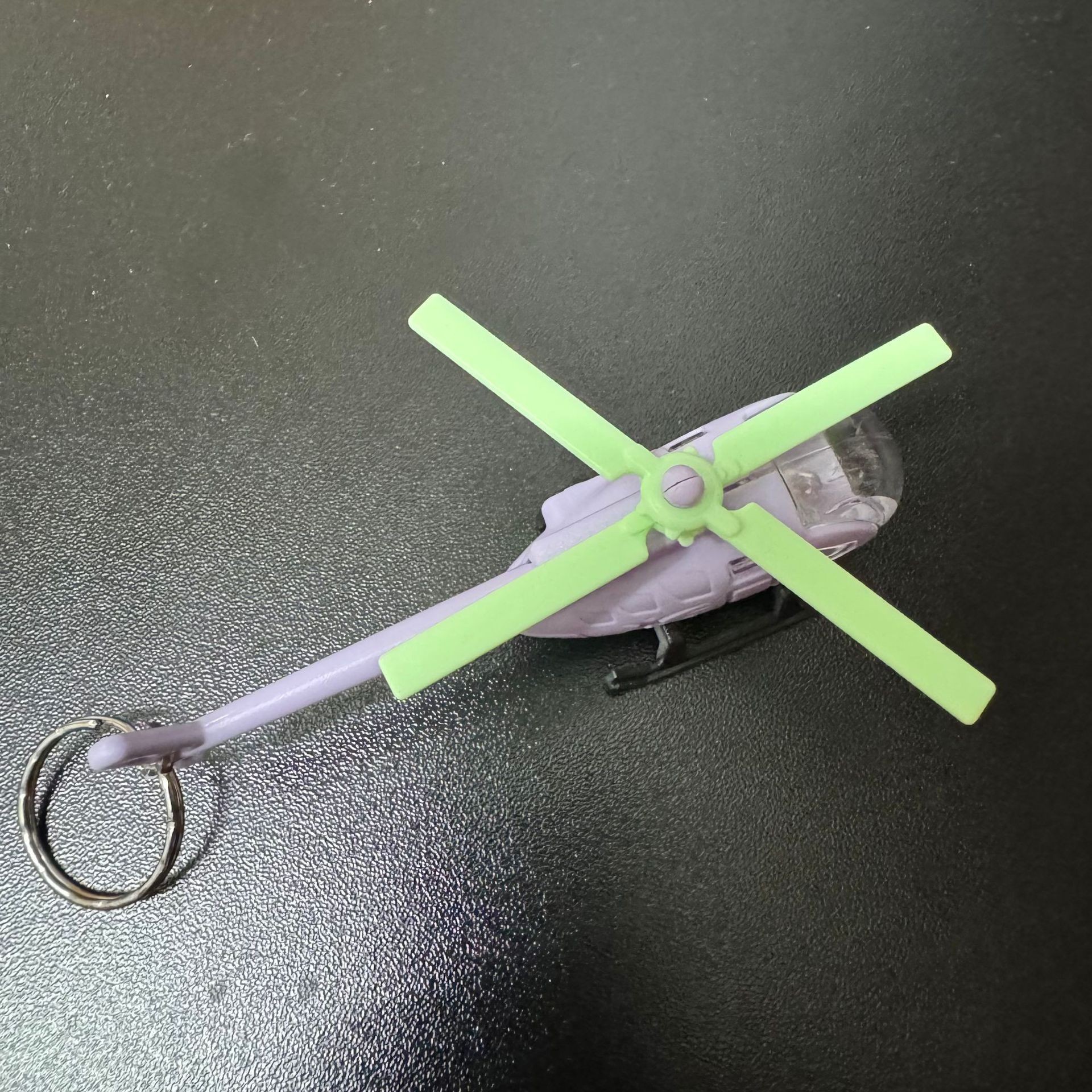 Luminous helicopter keychains, children's toys, night market stalls, street stalls, wholesale of cartoon creative gifts details Picture