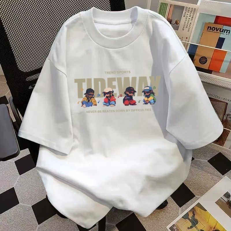 t恤男士短袖潮流/衣服男士半袖潮牌/服装男短袖韩版/T恤/T恤尾货产品图