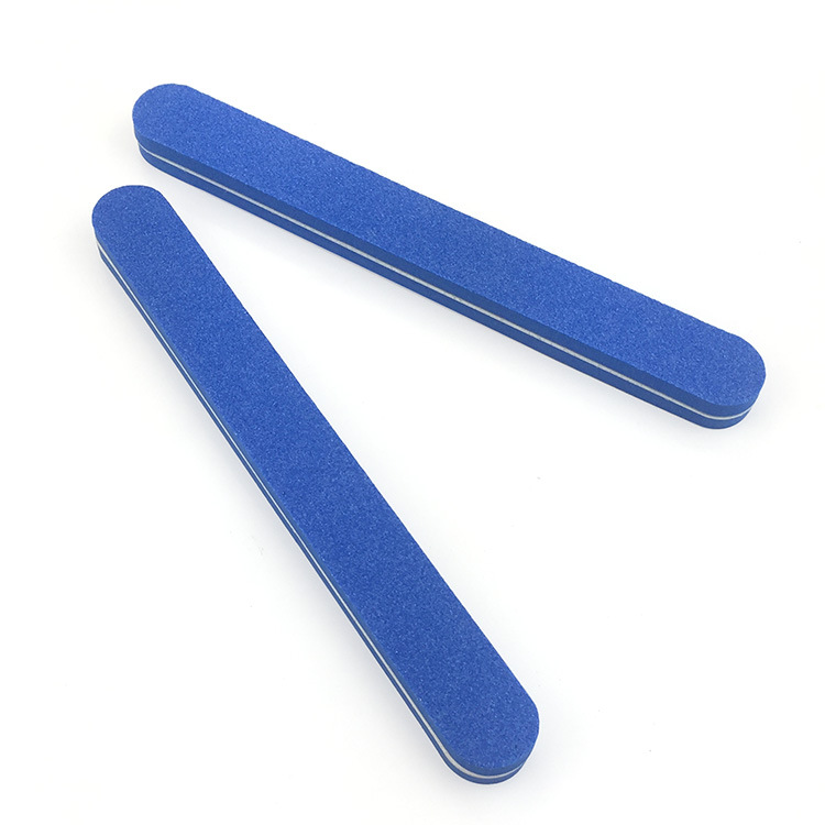 Straight sponge file for printing, high-elastic cotton, double-sided nail polish file, nail art tool, shaping strip Item Picture