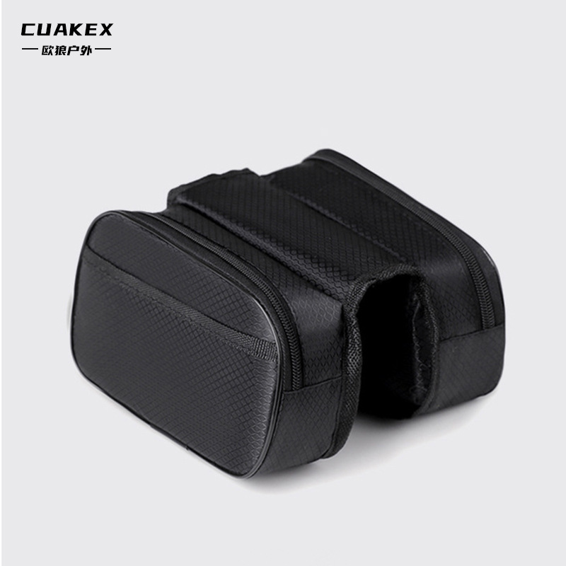 Bicycle bag, front beam bag, mountain bike bag, mobile phone top tube bag, waterproof hanging bag, cycling equipment accessories saddle bag details Picture