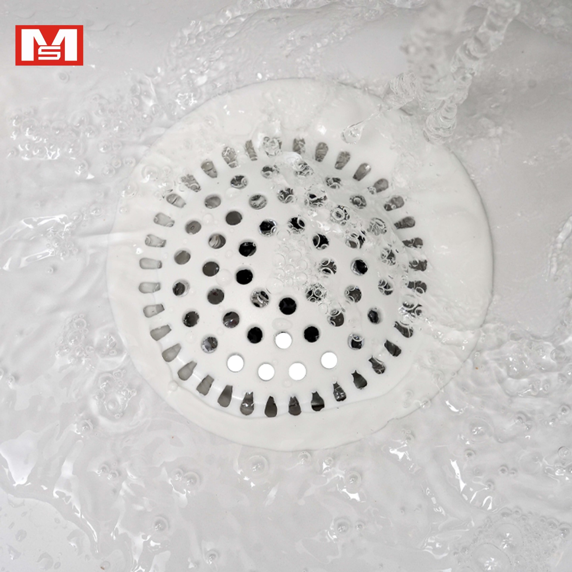 日本MS2033吸盘隔渣网厨房浴室水槽洗手盆排水口过滤防塞网地漏