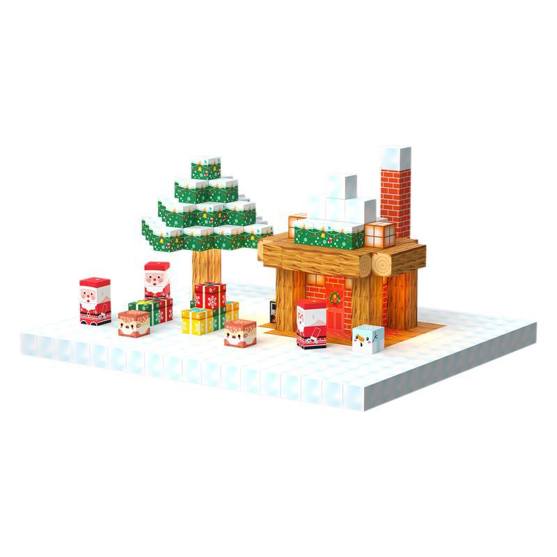 中颗粒积木实物图