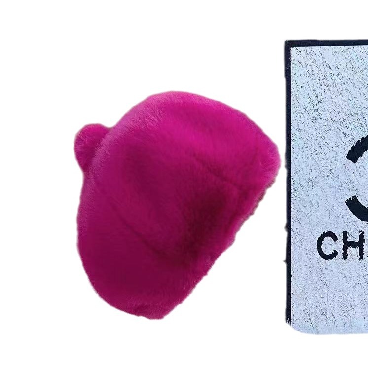 New 2023 winter collection: Stylish and versatile faux mink octagonal hat, neutral style and warm fur hat Item Picture