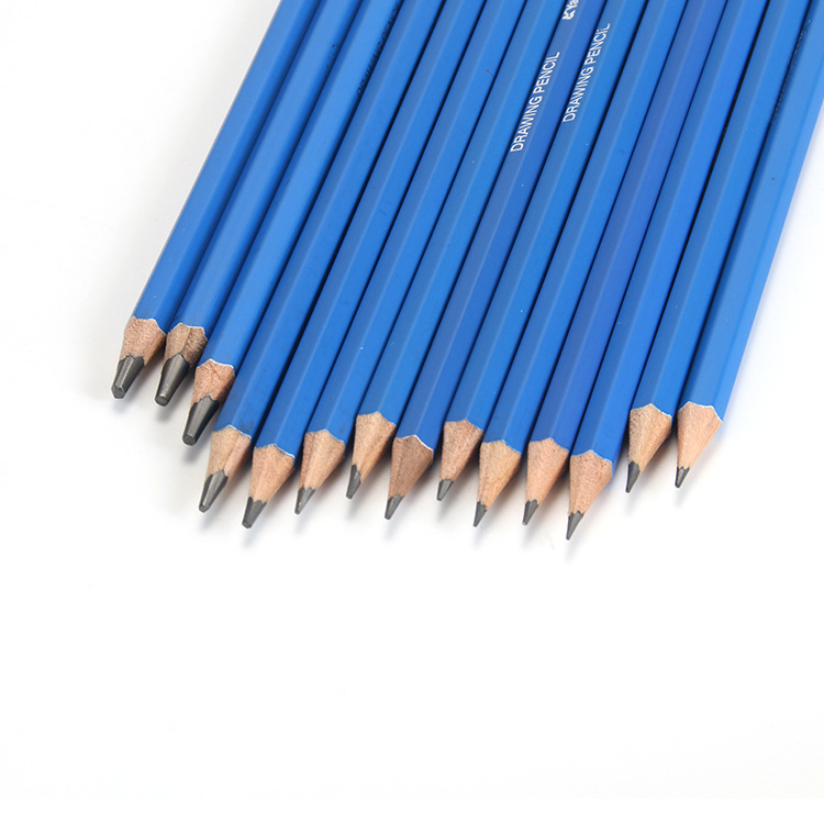 Yalong Cross-border Professional Wholesale Art student full set of pencils, blue matte finish drawing pencils Application Scenario