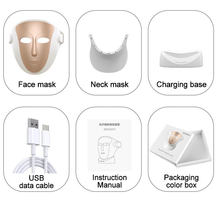 طراز Shanilak قناع جديد للتجميل، قناع LED، ومطياف متعدد الألوان يعمل بالعلاج الضوئي للجلد Application Scenario