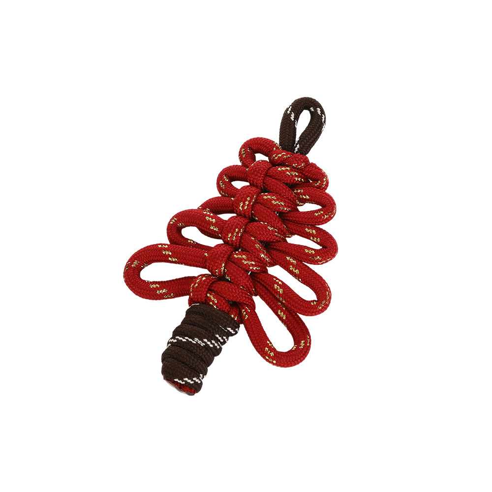 miu series bag, Christmas tree, woven rope knot, mobile phone lanyard, keychain, fashionable, handmade, diy, cross-border Item Picture