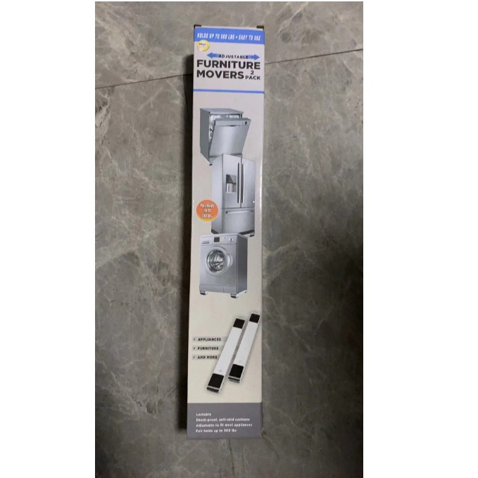 Long movable brackets for refrigerators and washing machines, adjustable furniture bases, extendable brackets for heavy objects and moving tools details Picture