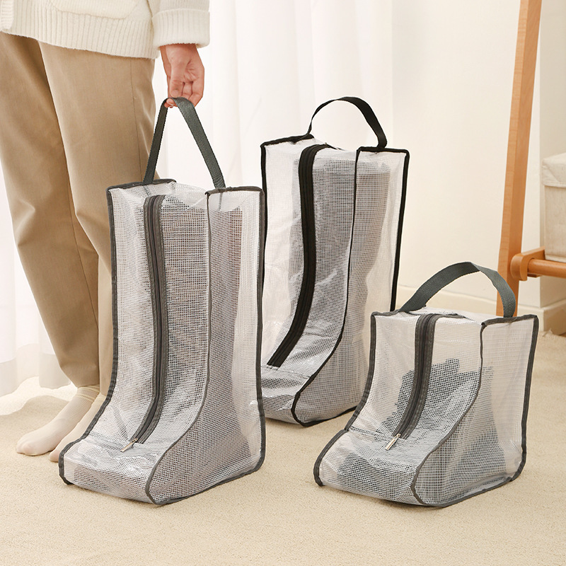 Transparent Mesh Shoe Bag, Thickened Dust-Proof And Breathable Shoe Bag, Storage Bag