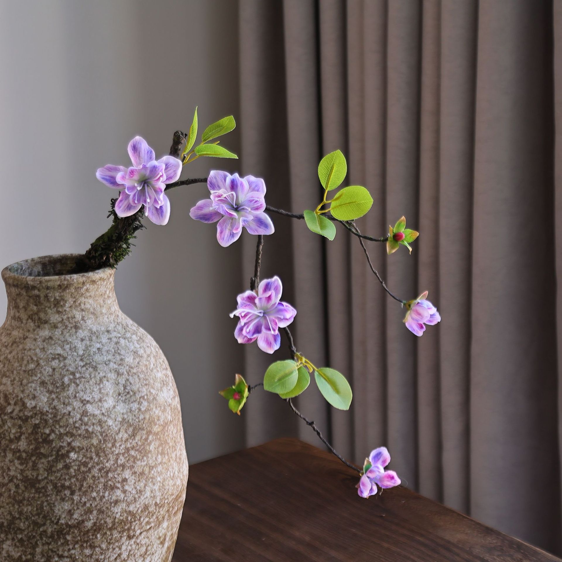 仿真花/仿真花郁金香/钩织仿真花/装饰假花/毛线太阳花细节图