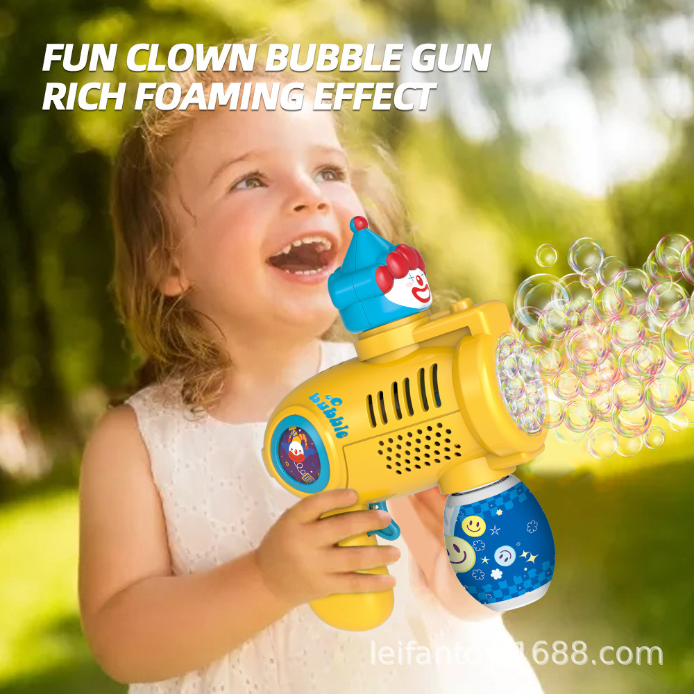 Wholesale of new cross-border 21 pumpkin rotating light bubble machine hand-held fully automatic bubble dispensing Easter children's toys details Picture