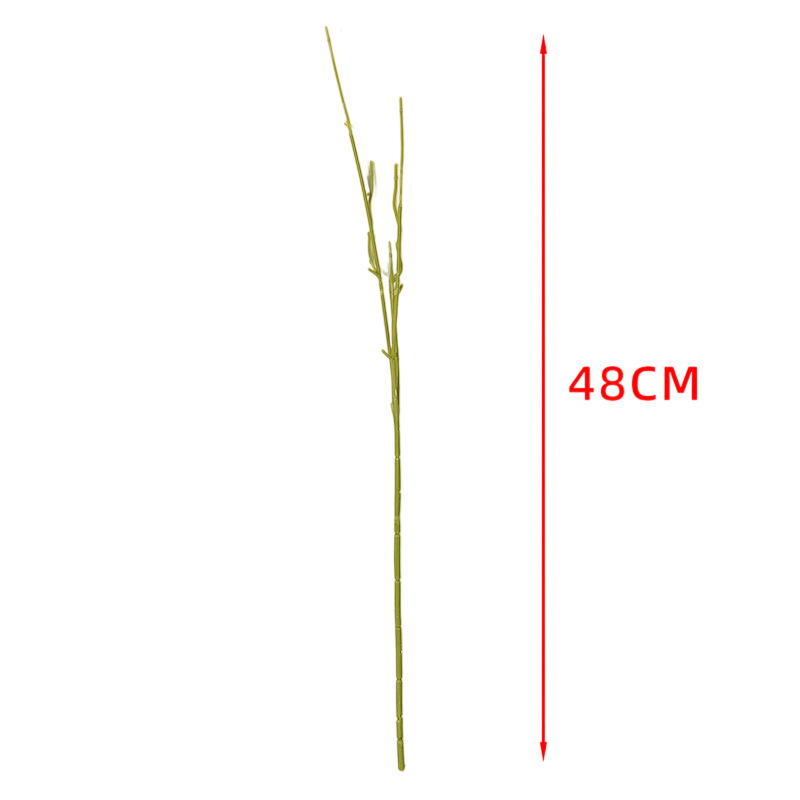 白桦树树叶/人造仿真树/仿真榕树枝/微缩树桩古树/人造花大的白底实物图