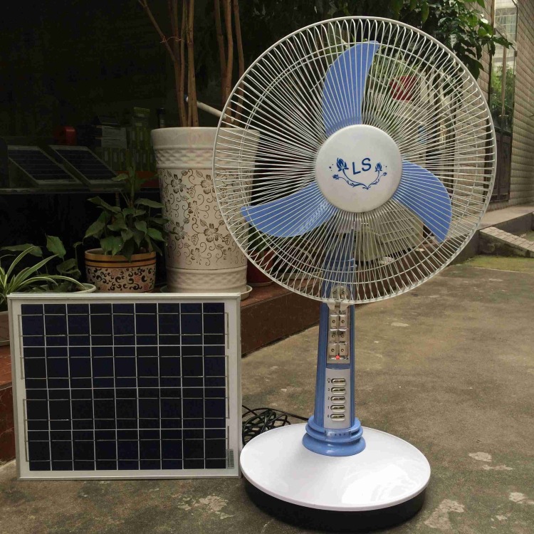 应急太阳能风扇交直流台扇立式太阳能风扇家用户外风扇 Application Scenario