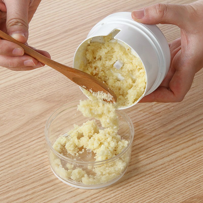 Cross-border multi-functional vegetable cutter, manual garlic pusher, mini garlic grinder, household garlic paste magic tool, garlic press and garlic mashing machine Specification image
