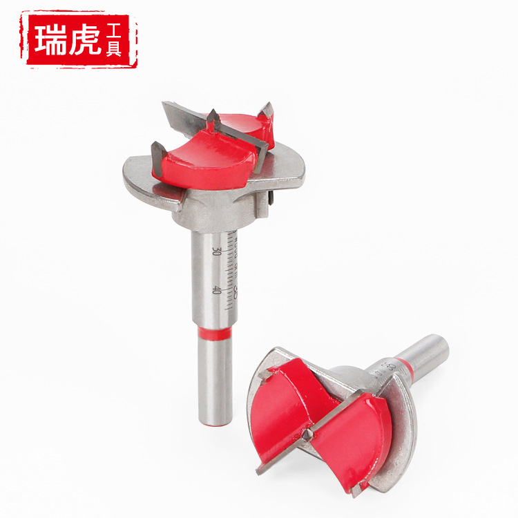 Cabinet hinge limit hole opener 35mm woodworking positioning drill bit Etteboard hinge pipe adjustable hole opener full figure