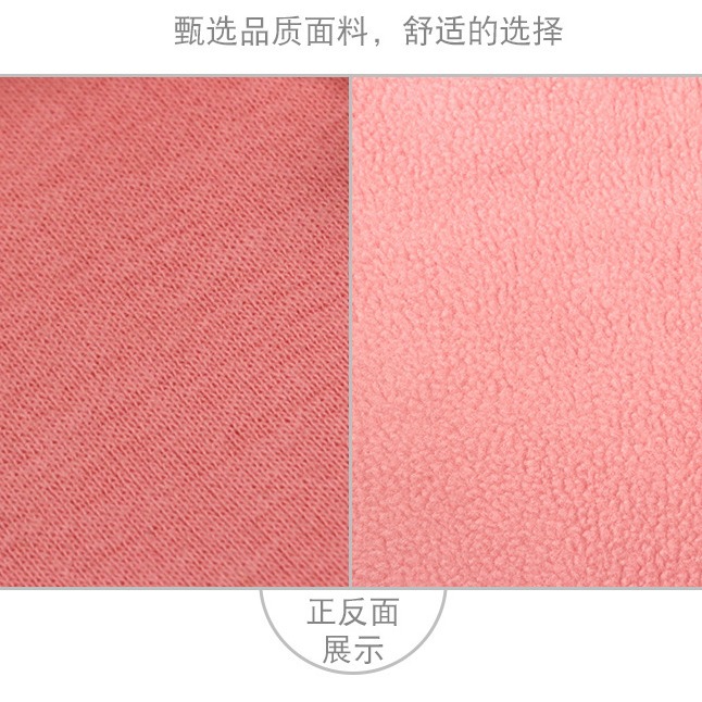 Keqiao factory's 330/360G polyester-cotton polar fleece fabric for school uniforms, sweatshirts, sweatpants and pajamas Application Scenario