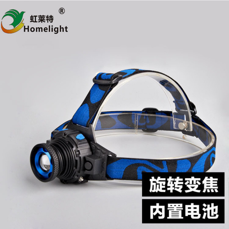 Cross-border built-in batería portátil ligero montar al aire libre camping led luz brillante recargable LED headlight Application Scenario