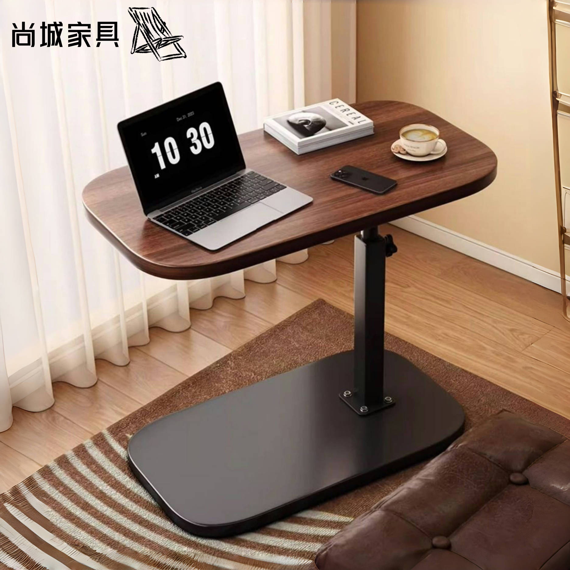 批发新型升降折叠桌可移动边茶几宿舍书桌小桌