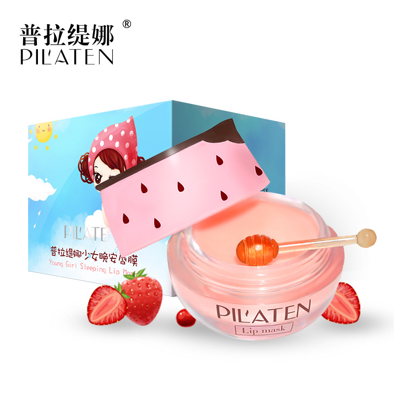 Platina's Goodnight Lip Mask Softens The Keratin Of The Lips, Brightens The Lip Color, And Makes The Lips Rosy And Hydrating. It Is Based On Lipstick Item Picture