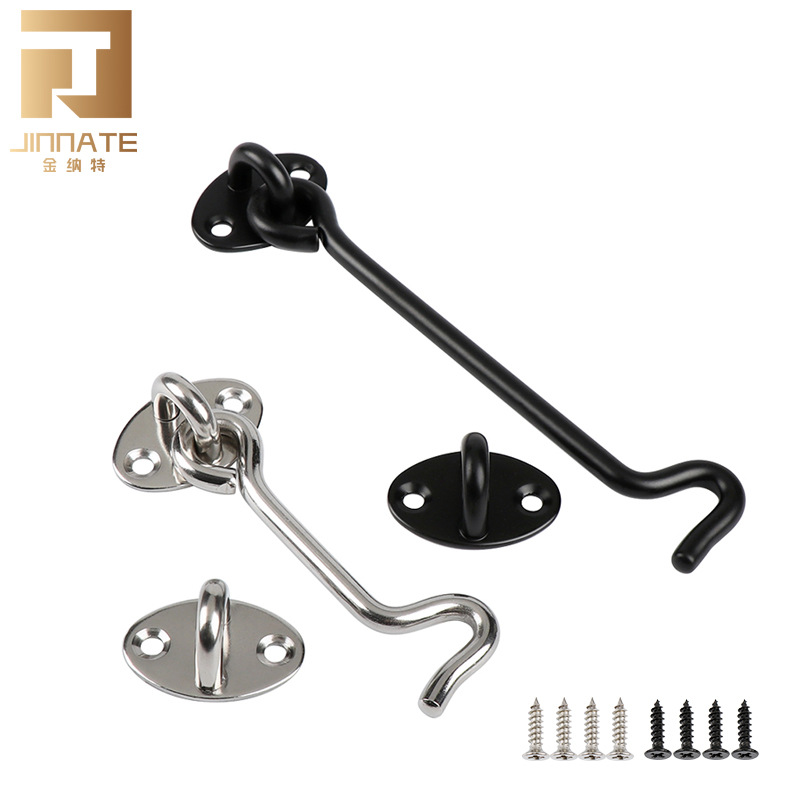 黑色银色金属挂钩槽板钩S型钩钩扣空调支架