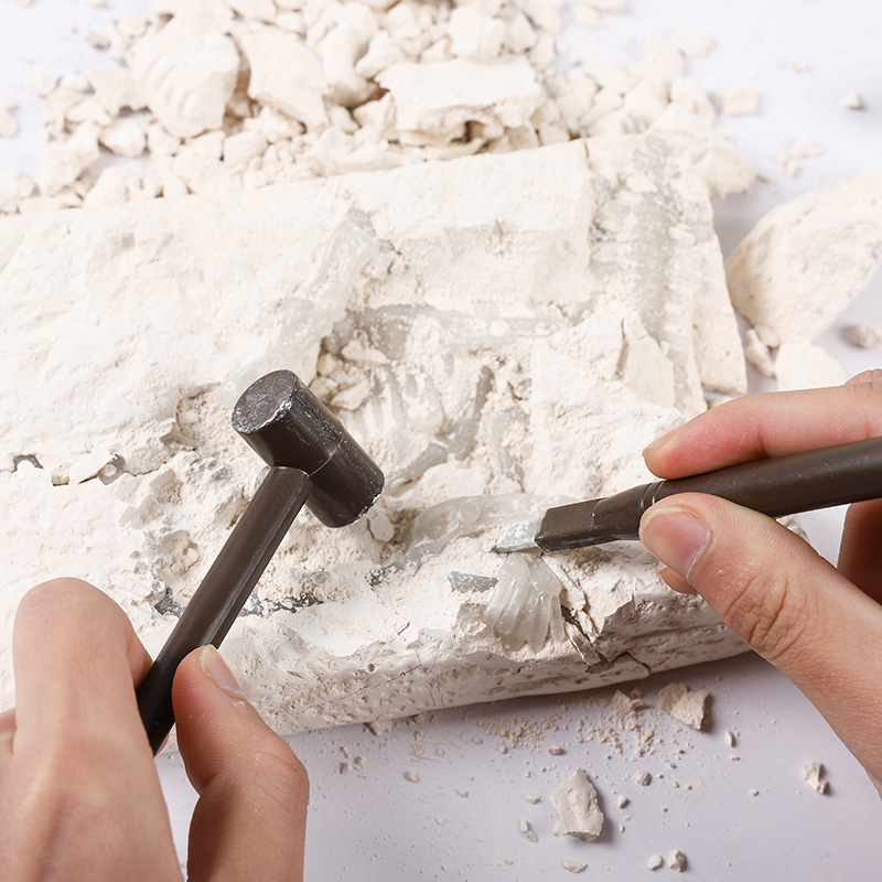 新款大号考古挖掘恐龙模型 DIY拼装恐龙骨架儿童科教玩具跨境细节图