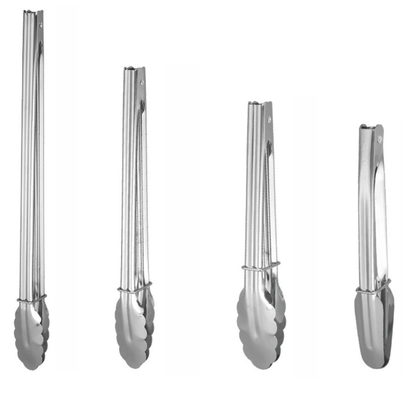 不锈钢食品夹厨房家用烹饪工具厂家批发自助餐烧烤肉面包食物夹