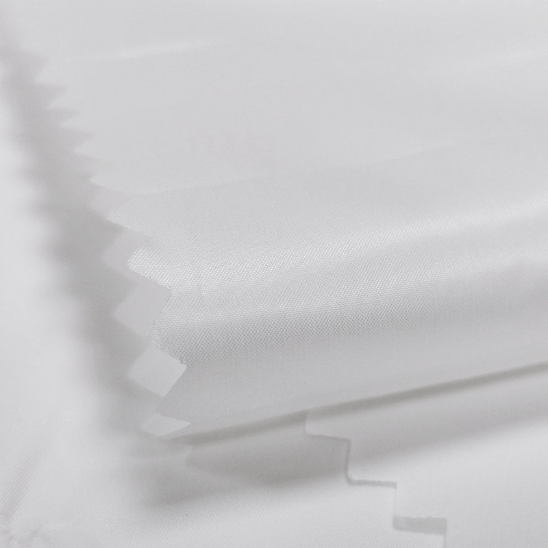 厂家直供黑白现货190T-400T轧光防绒胆布羽绒服羽绒被内胆布防绒细节图