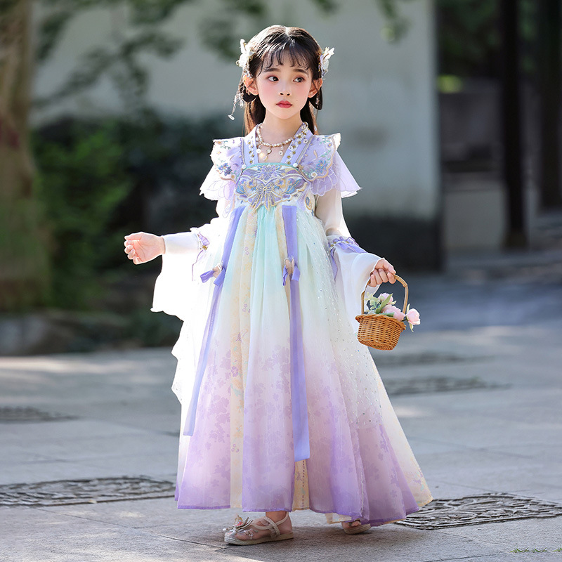 娃衣/童装/童装裙子碎花/儿童演出服/女孩纱裙细节图