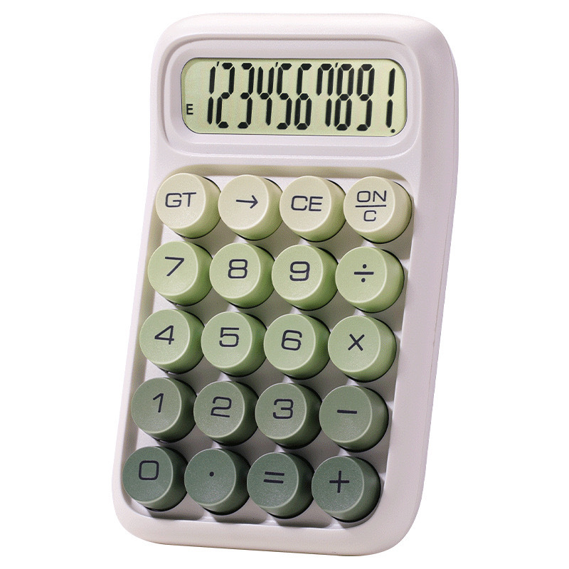 A best-selling product with a high level of appearance and gradient, a multi-functional calculator specifically designed for student exams and office use, featuring a flexible keyboard and mechanical keys Item Picture