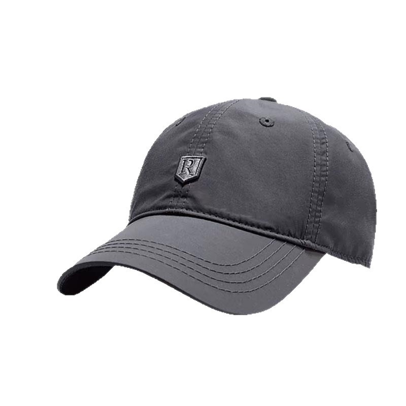 新款遮阳帽男士夏季薄款帽子休闲户外速干棒球帽运动登山鸭舌帽男白底实物图