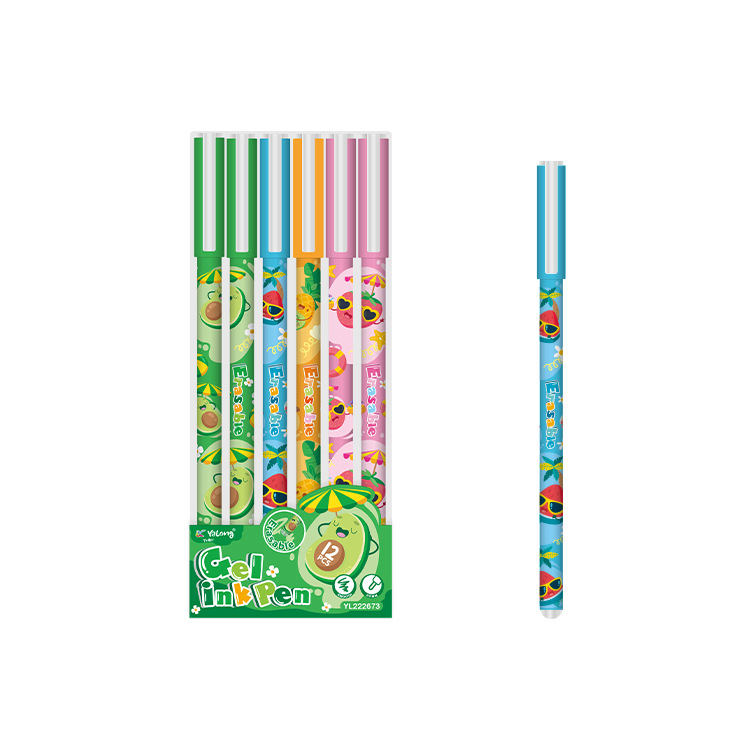 Yalong Cross-border high-quality cap-removing heat transfer film holder pen, blue 0.5mm gel pen, erasable pen