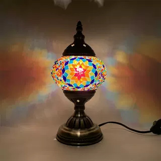 土耳其琉璃台灯DIY纯手工制作马赛克贴片生日礼物情侣亲子材料包