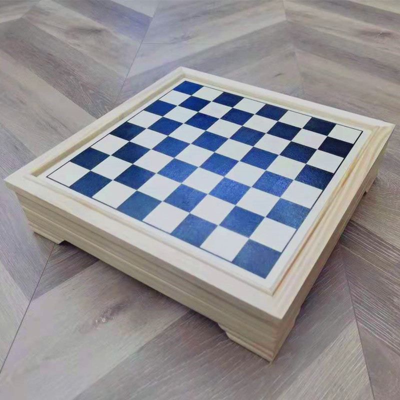 Seven ways to play wooden multi-functional combination chess set Puzzle game board game competitive toy wooden details Picture