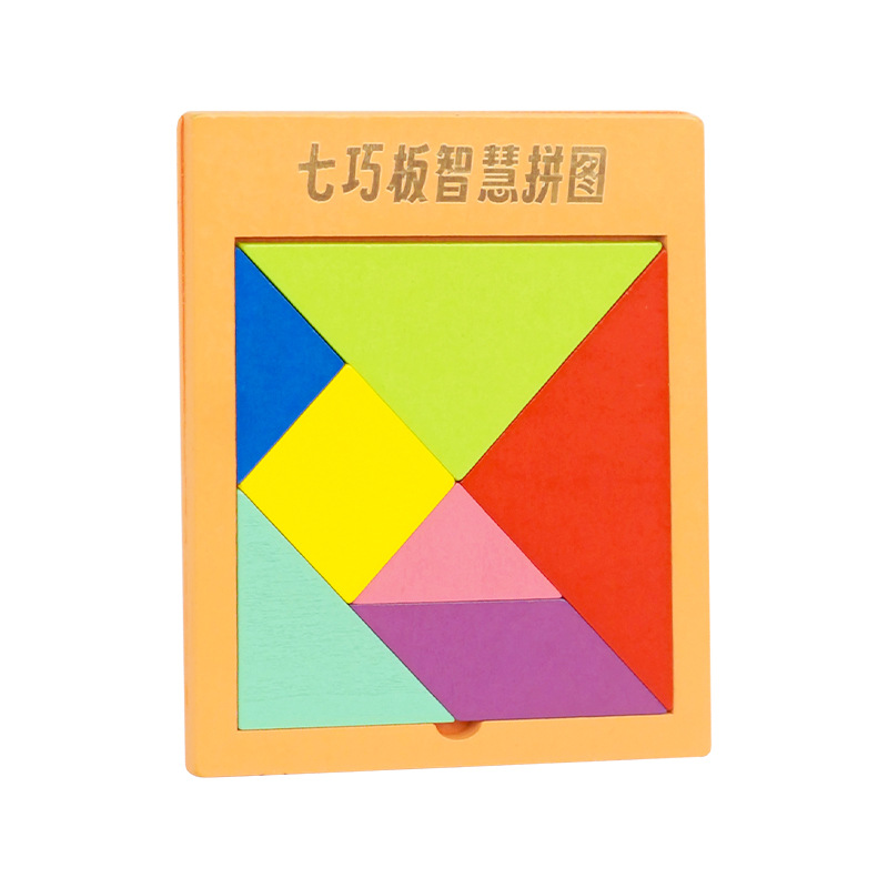 Tangram puzzle for first grade primary school teaching set, kindergarten children's educational toy 7-in-1 Tangram Item Picture