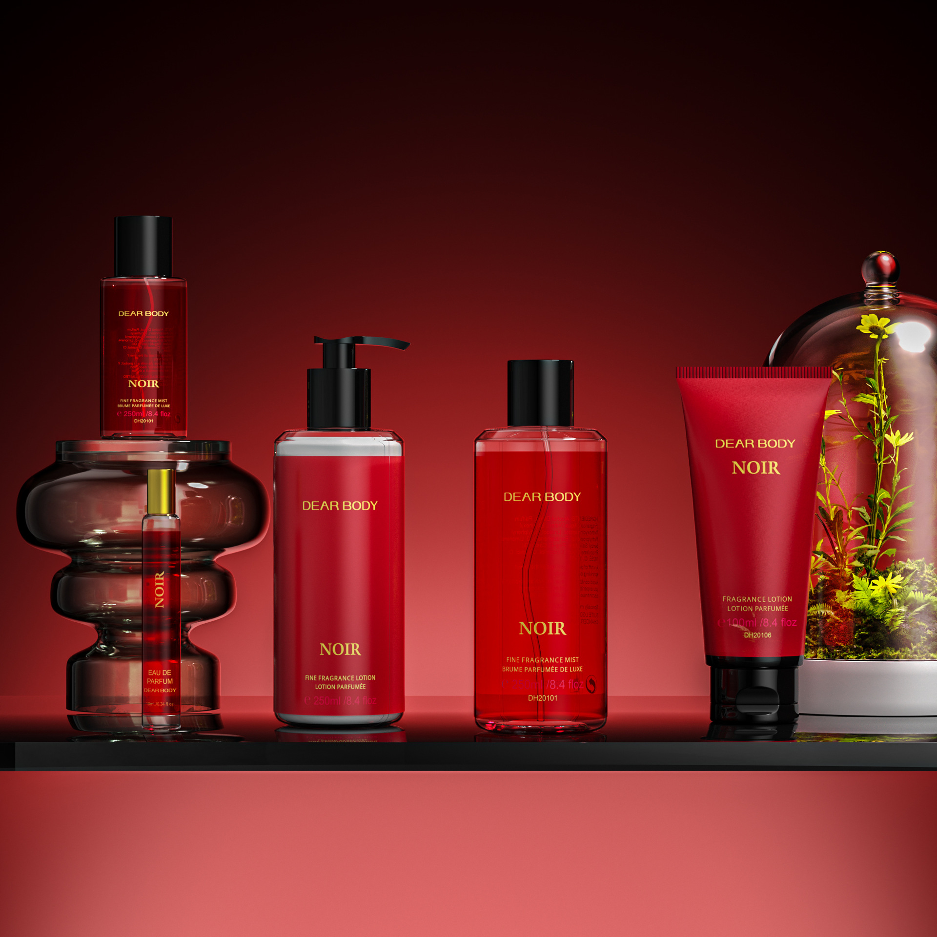 DEARBODY外贸热卖畅销男士持久留香250ml身体喷雾批发