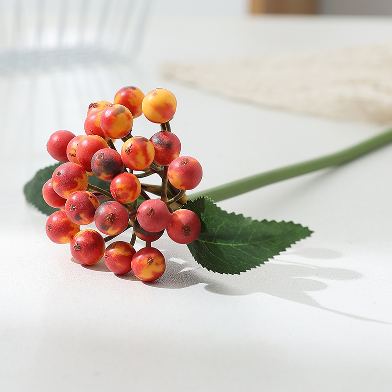 Home decoration foam berries Christmas decoration blueberry DIY handcrafted accessories Cross-border simulation berries details Picture