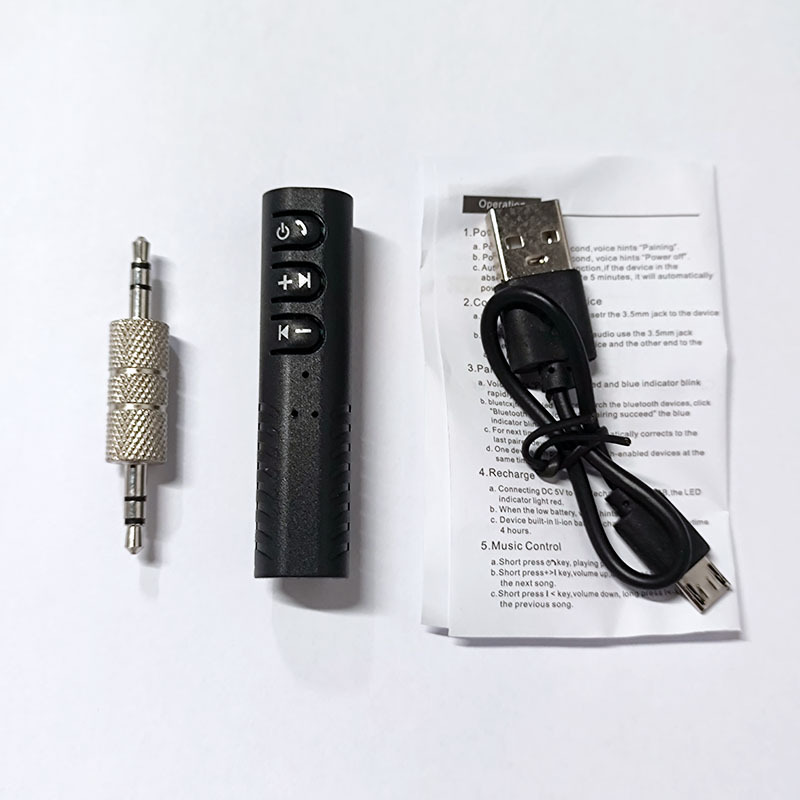 Lapel 3.5mm Bluetooth adapter car Bluetooth hands-free audio receiver 450 wireless car receiver Application Scenario