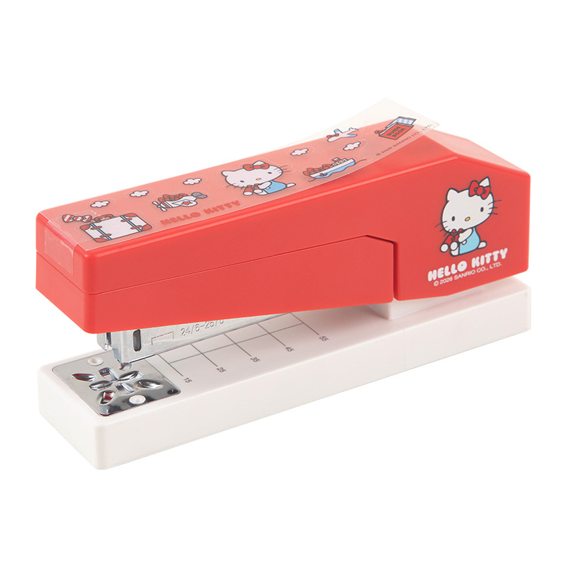Guangbo Stationery's genuine Sanrio Hello Kitty rotary stapler, student KT stapler and stapler set Item Picture