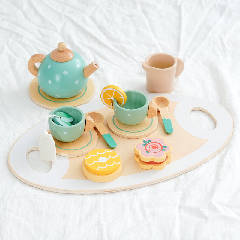 Children's simulated cash register tools, exercise life cognition, early education play house, blender toys, afternoon tea set Specification image