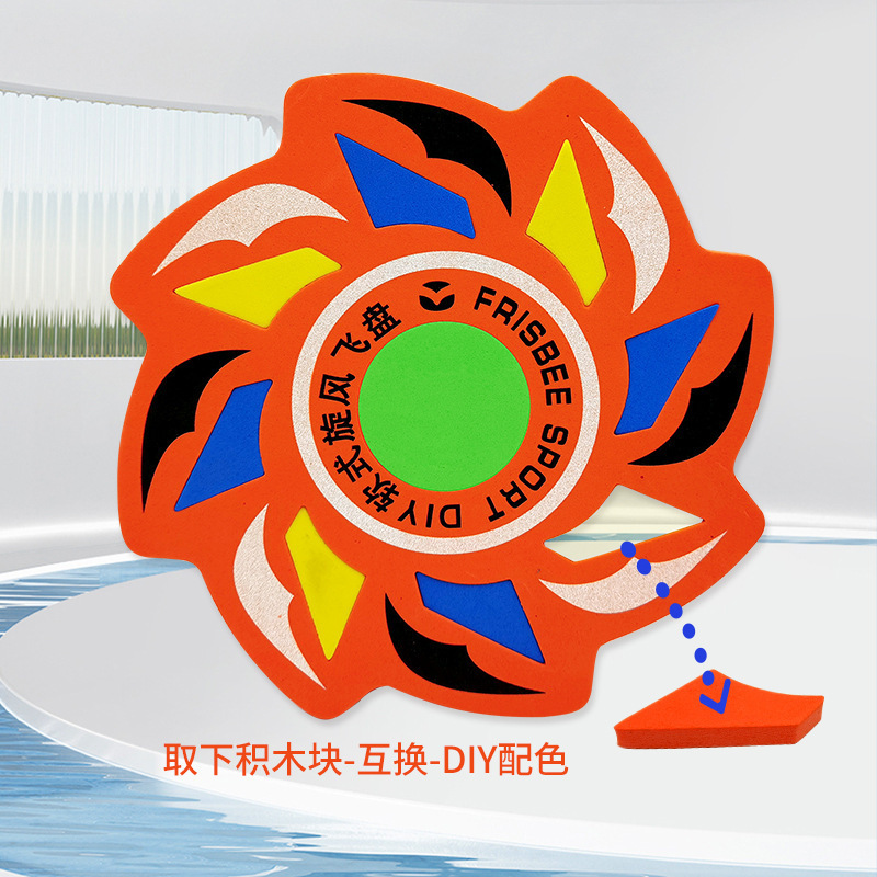 Factory direct supply of EVA cyclone frisbee toys, outdoor foam flying butterfly parent-child games, throwing children's outdoor games Application Scenario