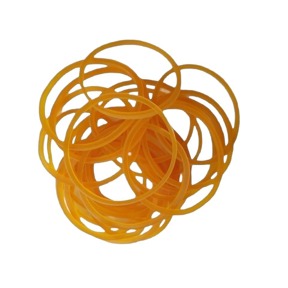 Full rubber band with free shipping, high-temperature resistant, anti-aging, transparent yellow rubber band, original oil-free cowhide band, rubber ring, rubber ring Item Picture