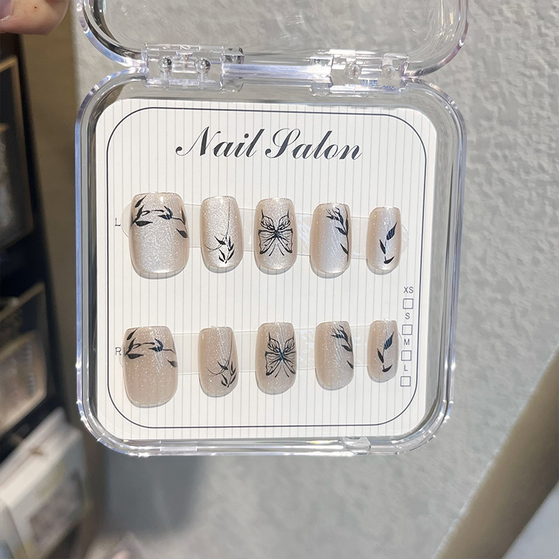 Nail patches, wearable nails, nail patches, hand-worn nails, nail retail 10-piece set