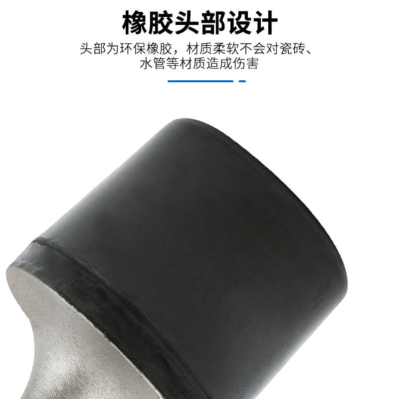 The original manufacturer's rubber power hammer electric installation grab plate tool. The rubber power hammer is easy to level with one hammer and install conveniently details Picture