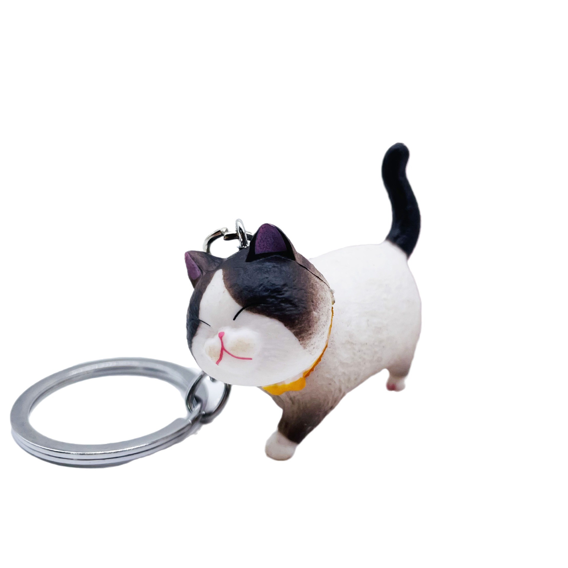 钥匙扣/钥匙扣塑料摆件/明日方舟/马年/小公仔钥匙扣白底实物图