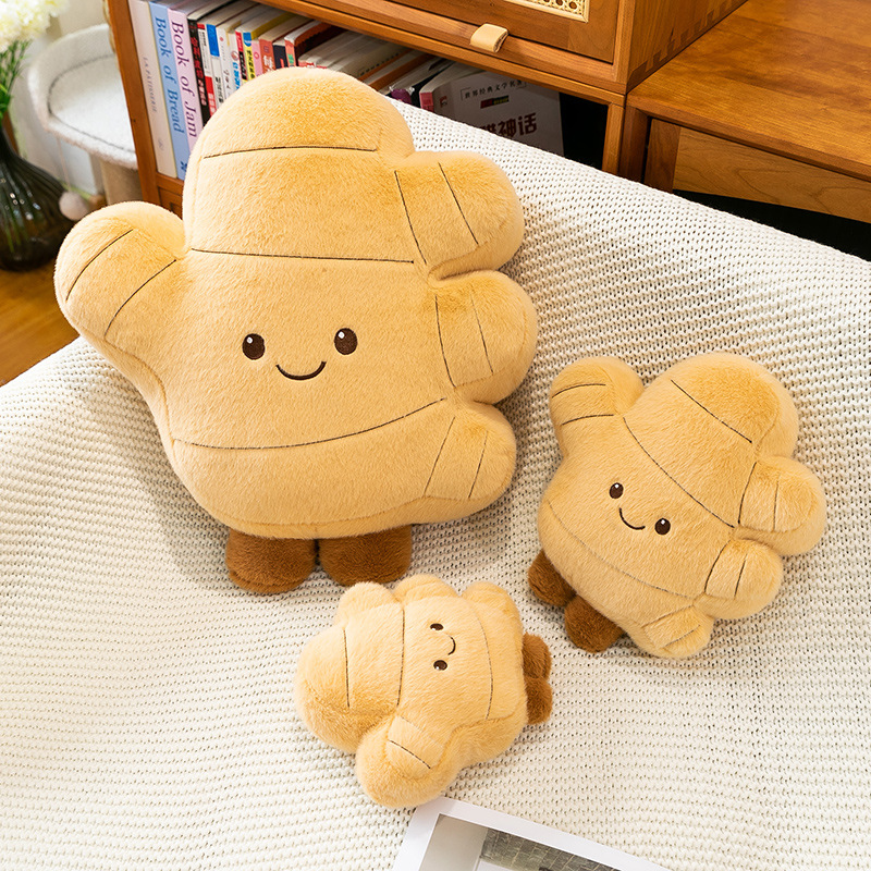 Creative cartoon ginger plush toy, funny sleeping pillow, soothing doll as a gift for girls and children Application Scenario