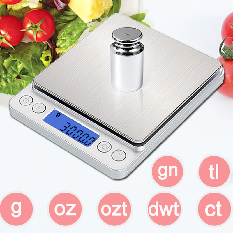 英衡竹木食物体脂电子计数秤10kg精准称重家用