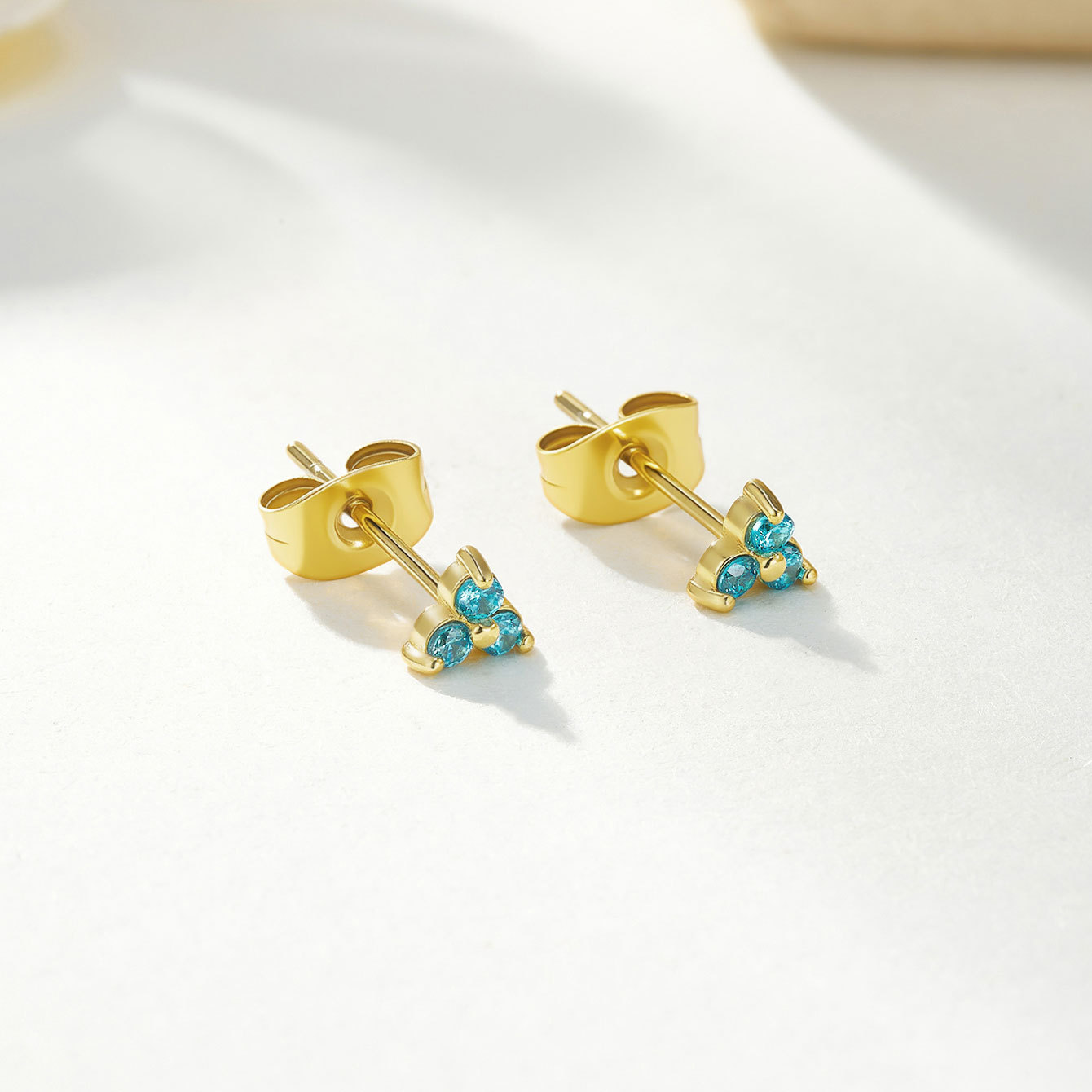 耳钉/饰品/四爪耳钉/ccb/打耳洞产品图