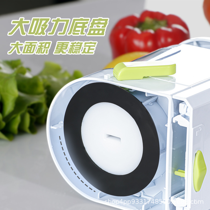 New type of shredded potato machine, home kitchen vegetable cutter, shredded potato slicer, hand-cranked rotary grater Application Scenario
