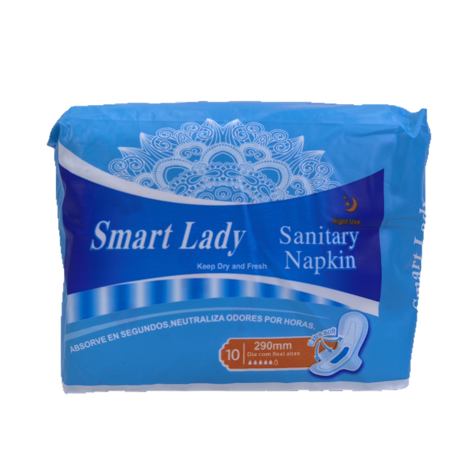 卫生巾/卫生棉/姨妈裤/卫生巾护垫/女生用品白底实物图