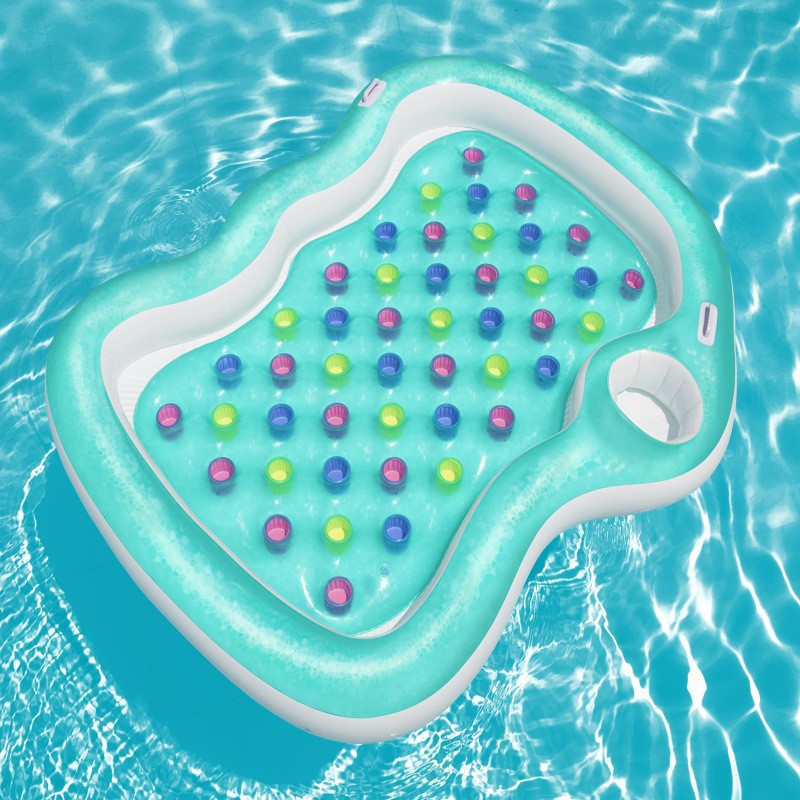 Bestway43045 Inflatable double float pool lounge chair, inflatable float bed, adult water hammock float details Picture