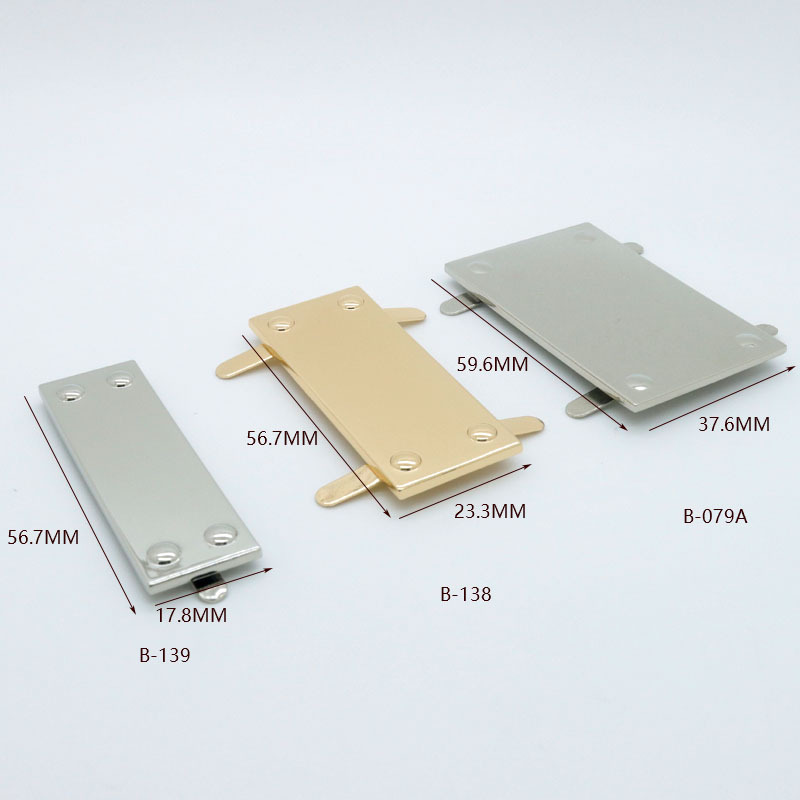 Smooth surface tags for bags, blank logos, trademarks, laser metal nameplates, in stock for wholesale details Picture